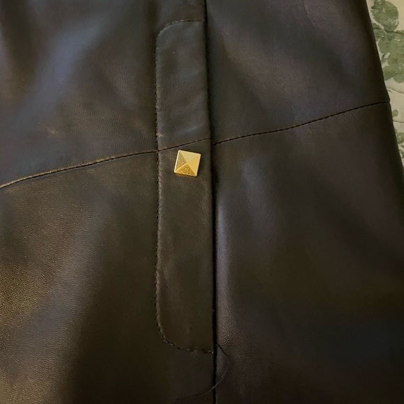 EXCELLED Leather coat. Vintage.Midi, Medium. rich brown. Excelled Collection - Picture 6 of 11